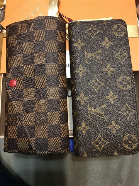 louis vuitton emilie vs josephine wallet|Louis Vuitton clip wallet.